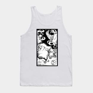 Ghost Chickens - Black Outlined Version Tank Top